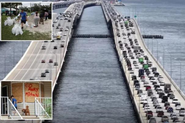 "უნდა ვივარაუდოთ, რომ ეს იქნება მონსტრი” - ფლორიდაში, ქარიშხალ "მილტონის" გამო, მოსახლეობის ევაკუაცია დაიწყო (ფოტოები)