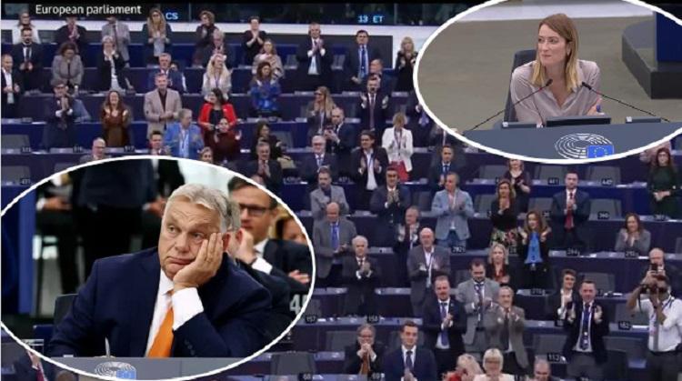 "ეს არ არის ევროვიზია" - ევროპარლამენტარებმა ვიქტორ ორბანს Bella Ciao უმღერეს: როგორ სცადა დაბნეულმა რობერტა მეცოლამ მათი გაჩუმება  (ვიდეო)