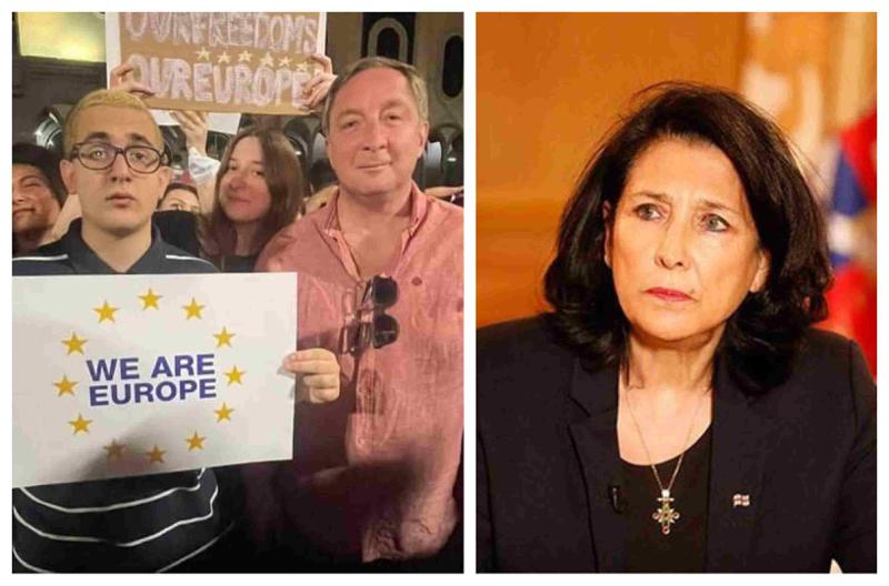 "ამ პირობას შეგისრულებთ შვილო!" - სალომე ზურაბიშვილი ტრაგიკულად დაღუპულ შოთიკო პეტრიაშვილზე