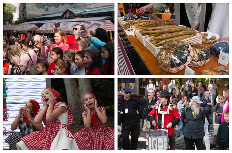ფოტოკოლაჟი სიონის ქუჩიდან, სადაც "ქართული ღვინის ფესტივალი 2024" მიმდინარეობს - მუსიკა, დრამების შოუ, ტკბილეულისა და ღვინის დეგუსტაცია: რა ელით ადგილზე მისულ სტუმრებს