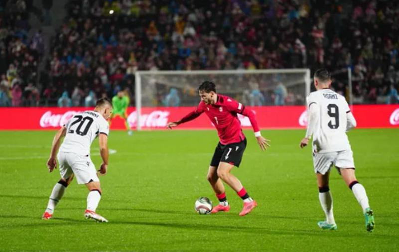 საქართველოს ნაკრები ალბანეთთან დამარცხდა - სტუმრებმა მატჩი მინიმალური სხვაობით მოიგეს