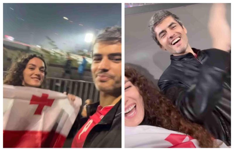 ალბანელი მსახიობი, ცნობილი თურქული სერიალიდან, გუშინ სტადიონზე "საქართველოს" სკანდირებდა - რა კადრებს აზიარებს ნანუკა სტამბოლიშვილი?