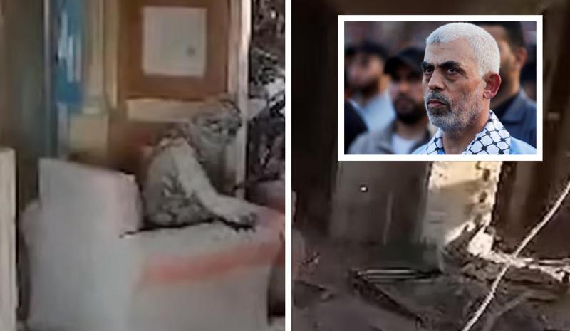 ქვეყნდება "ჰამასის" ერთ-ერთი ლიდერის ლიკვიდაციის კადრები - "იაჰია სინვარი დივანზე იჯდა, რა დროსაც შენობაში დრონი შეფრინდა და... " (ფოტოები)