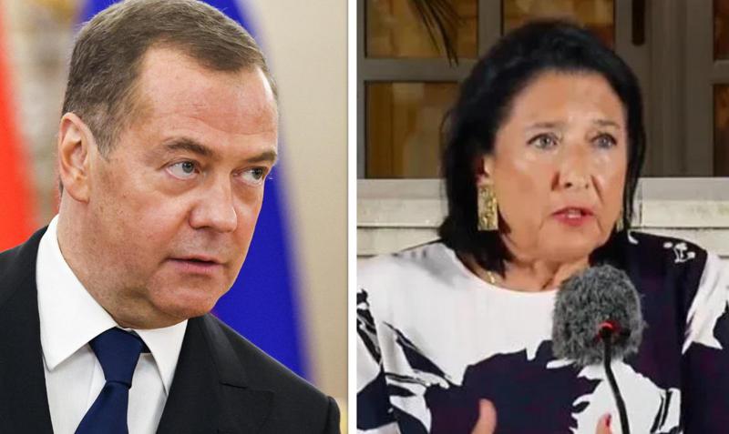 "ასეთ შემთხვევებში სტანდარტული პრაქტიკა თანამდებობიდან გადაყენება და დაპატიმრებაა" - რას წერს მედვედევი სალომე ზურაბიშვილზე