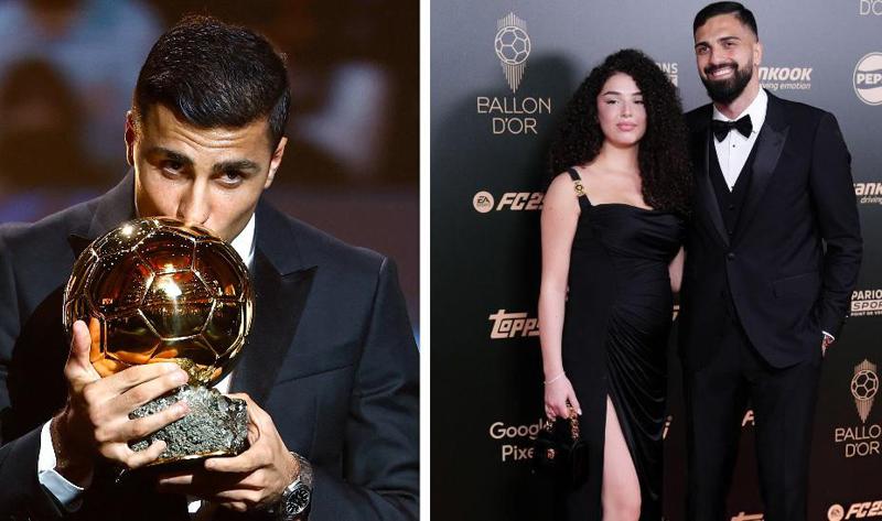 "ეს ბავშვობის ოცნება იყო" - "მამარდა" Ballon d'Or-ის ცერემონიაზე მეუღლესთან ერთად, "ოქროს ბურთის" გამარჯვებული როდრი და ფოტოები წითელი ხალიჩიდან