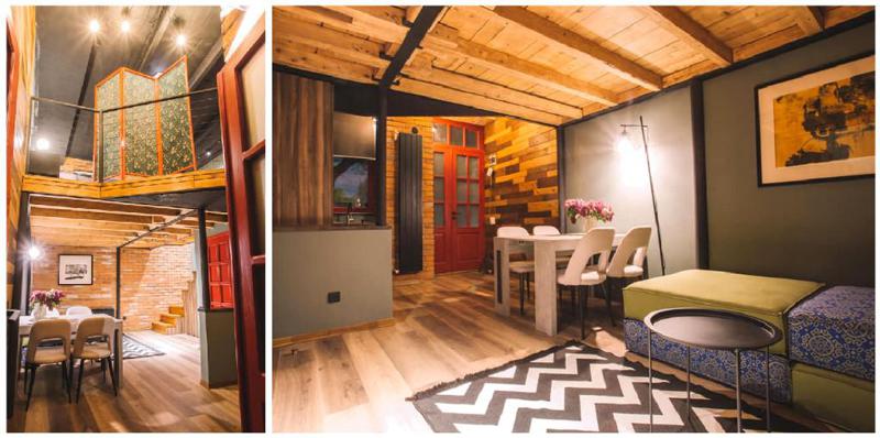 "თავიდან ბინაც არ იყო, საწყობად იყენებდნენ..." - როგორ აქციეს იურისტმა გოგონამ და მისმა მეუღლემ 25 კვადრატული მეტრის ფართი ულამაზეს სახლად