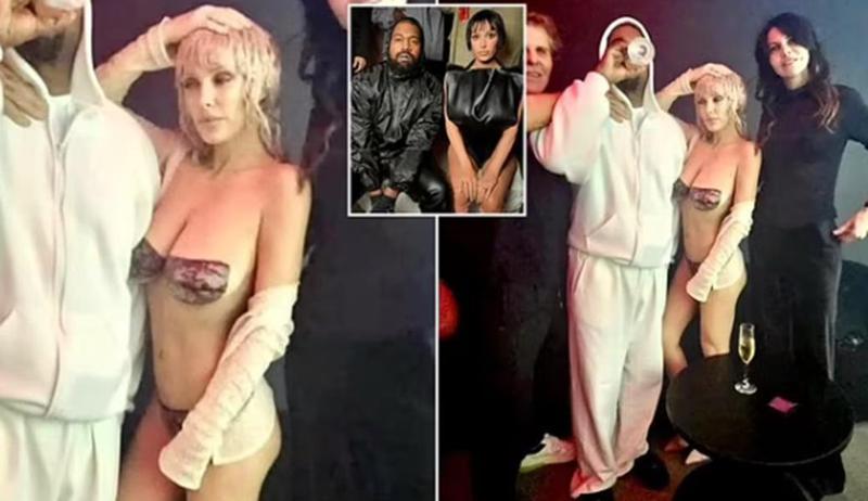 ბიანკა კვლავ გაშიშვლდა, ამჯერად ჰელოუინის წვეულებისთვის - ქანიე ვესტის ცოლის მორიგი სკანდალური სტილი (ფოტოები)