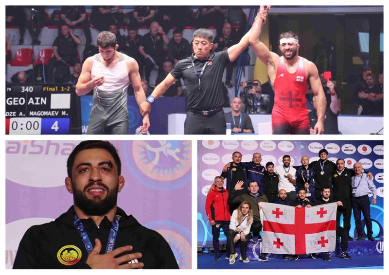 "ამ მომენტს 18 წელი ველოდი" - ქართველი მოჭიდავეების ისტორიული წარმატება, ფინალში დამარცხებული რუსი და ჩემპიონობა 21-წლიანი პაუზის შემდეგ (ფოტოები)