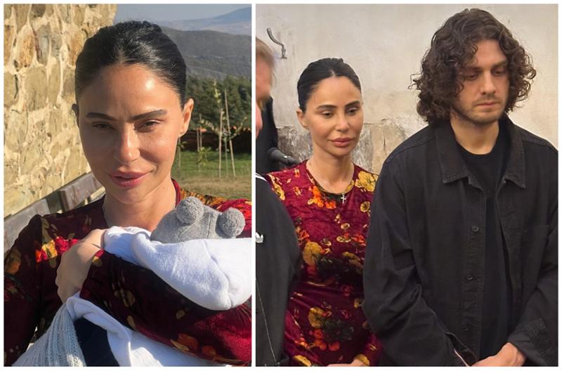 ცნობილი ნათლია და სტუმრები: ლელა კილაძემ და გიორგი ცაგარელმა შვილი მონათლეს - ფოტოები ნათლობის ცერემონიიდან