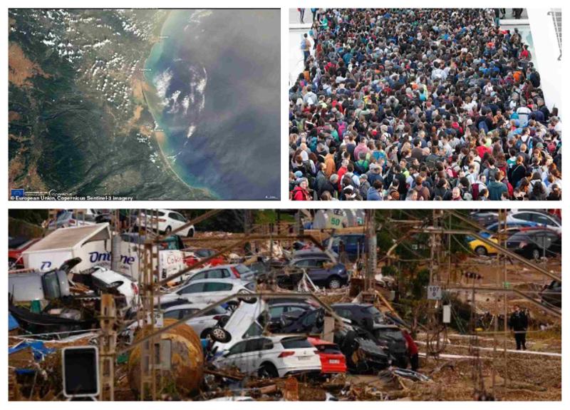 როგორ მოჩანს ვალენსიის კატასტროფული წყალდიდობა კოსმოსიდან - სატელიტური კადრები, გამოკეტილი მოსახლეობა და გაზრდილი კრიმინალი: ბოლო ცნობები