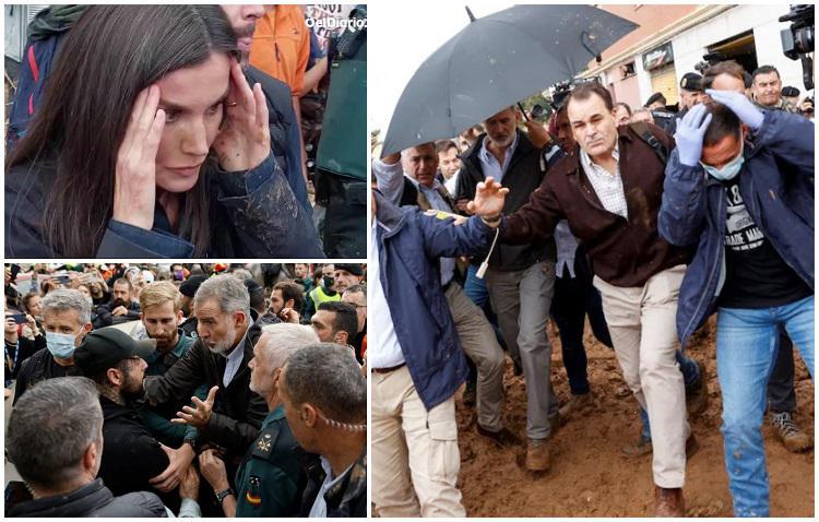 სტიქიის შედეგად დაზარალებულებმა, რეგიონში ჩასულ ესპანეთის მეფე ფილიპ VI-ს, დედოფალ ლეტიციას და პრემიერ-მინისტრს ქვები და ტალახი დაუშინეს (ვიდეო)