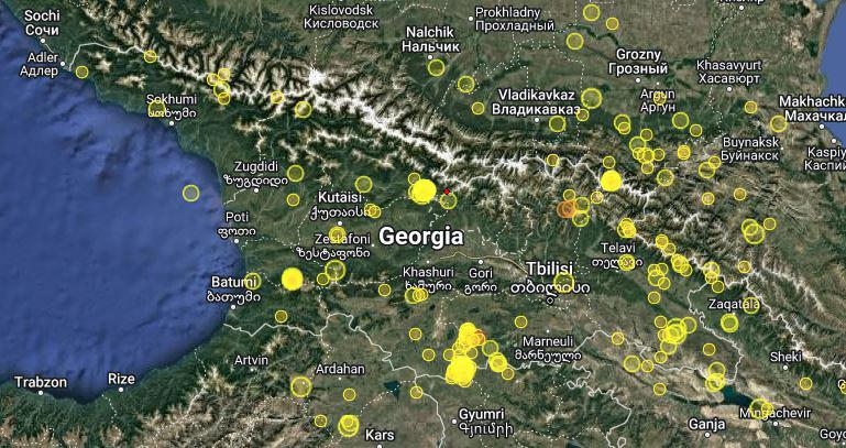 საქართველოში ორი მიწისძვრა მოხდა - სად იყო ეპიცენტრები?