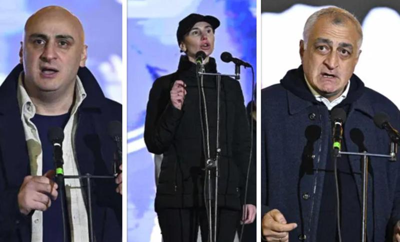 "სულ მეკითხებიან, რა არის გეგმა? - გეგმა ვართ ჩვენ" - რა განაცხადეს ოპოზიციის ლიდერებმა საპროტესტო აქციაზე