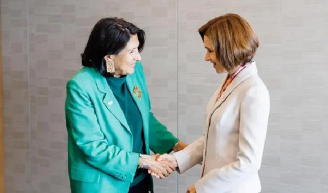 "მაია სანდუ, თქვენი გამარჯვება ჩვენი გამარჯვებაა" - სალომე ზურაბიშვილი