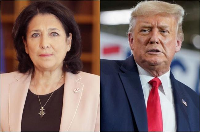 სალომე ზურაბიშვილი დონალდ ტრამპს აშშ-ის საპრეზიდენტო არჩევნებში გამარჯვებას ულოცავს