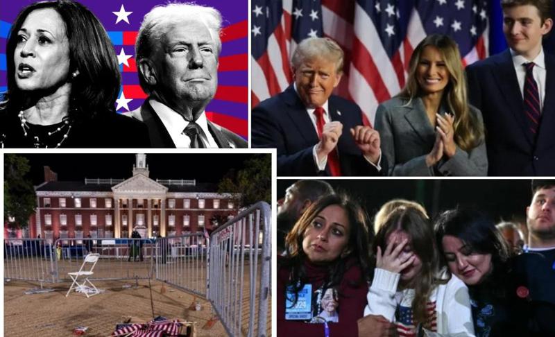 აცეკვებული ტრამპი და ჰარისის ატირებული მომხრეები -  ფოტოებით გადმოცემული გამარჯვების ემოციები და მარცხით გამოწვეული ცრემლები