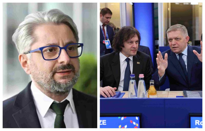 "კობახიძე ევროპის ოლიგარქთან და ყველას მიერ გარიყულ ფიცოსთან გადასვეს" - გვარამია ბუდაპეშტში გამართულ შეხვედრებზე