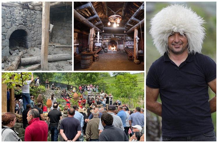 “როცა აქ მოვედი, კედლის ძირებიღა იყო და 300-წლიანი სახლის აღდგენას შევუდექი“ - გაიცანით ალუდა ჯვარიძე: მეწარმე, რომელმაც ისტორია გააცოცხლა და წინაპრების ნასახლარზე ტურისტებს მასპინძლობს