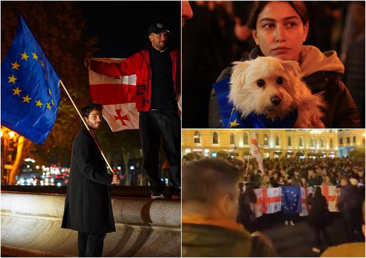 მსვლელობა ხელახალი არჩევნების მოთხოვნით - ფოტო/ვიდეო კადრები აქციიდან, რომელსაც ოპოზიციის წარმომადგენლებიც შეუერთდნენ