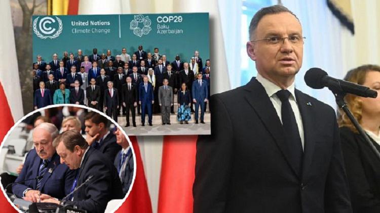 “ანჯეი დუდამ ლუკაშენკოსთან ერთად ფოტოს გადაღებაზე უარი თქვა“ - რა მოხდა ბაქოში მიმდინარე კლიმატის სამიტზე?