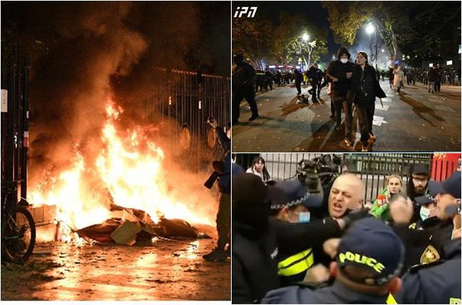 დაშლა: რა ხდებოდა ჭავჭავაძის გამზირზე? - ღამის ქრონიკა (ფოტო, ვიდეო)