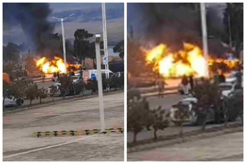 უმძიმესი ავარია ვაზისუბანში: ავტომობილი გაზის მილს შეეჯახა და აფეთქდა, იქ მყოფი ერთი პირი დამწვრობით გარდაიცვალა - კადრები ადგილიდან