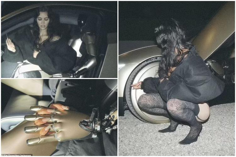 "კიმი გვაშინებს... ბიანკას ბაძავს" - კარდაშიანის უხერხული ფოტოსესია Tesla Bot-თან  და თაყვანისმცემლების დიდი კრიტიკა: რას უწუნებენ ცნობილ ვარსკვლავს