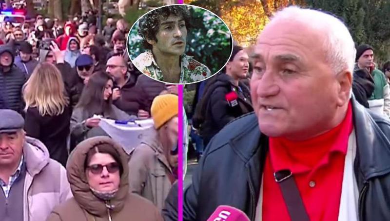 "12 წელი ესენი როგორ გვყავდა ხელისუფლებაში? ჩვენ უნდა გამოვიდეთ გარუსების წინააღმდეგ" - მსახიობი ვახტანგ ფანჩულიძე თსუ-სთან მიმდინარე აქციაზე