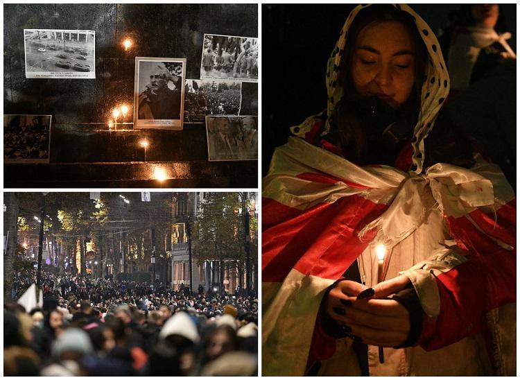 პარლამენტთან მოქალაქეები იკრიბებიან, გადაკეტილია რუსთაველის გამზირი - რა ხდება საპროტესტო აქციაზე, სადაც შს სამინისტროს თანამშრომლებიც არიან მობილიზებული