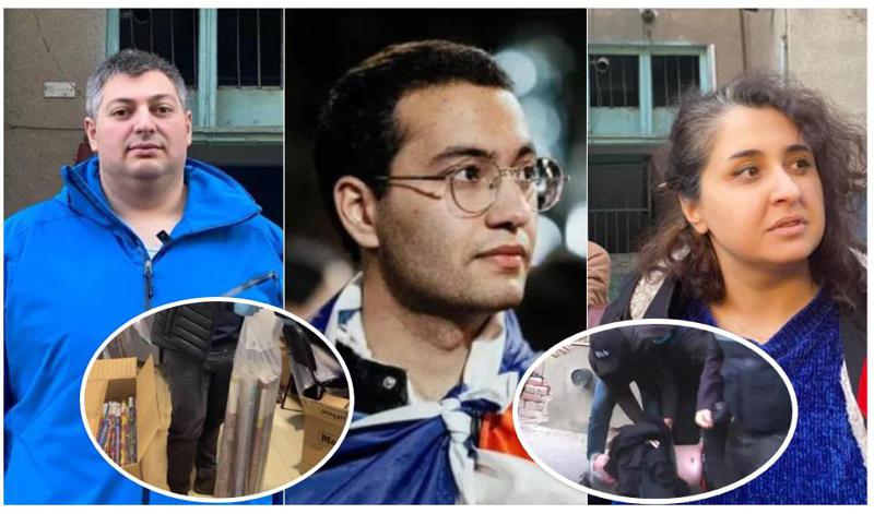 "პუფები", კვერცხები, დროშები, ჩაფხუტები წაიღეს..." - ვისთან მივიდა დღეს შსს? დაკავებების, ჩხრეკებისა და დაპირისპირებების ქრონიკა