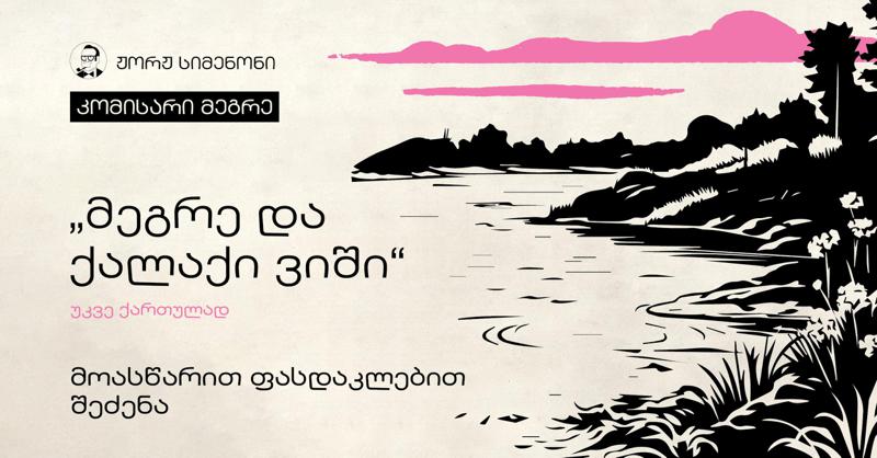 ჟორჟ სიმენონის კიდევ ერთი რომანი "მეგრე და ქალაქი ვიში" უკვე ქართულად - მოასწარით ფასდაკლებით შეძენა