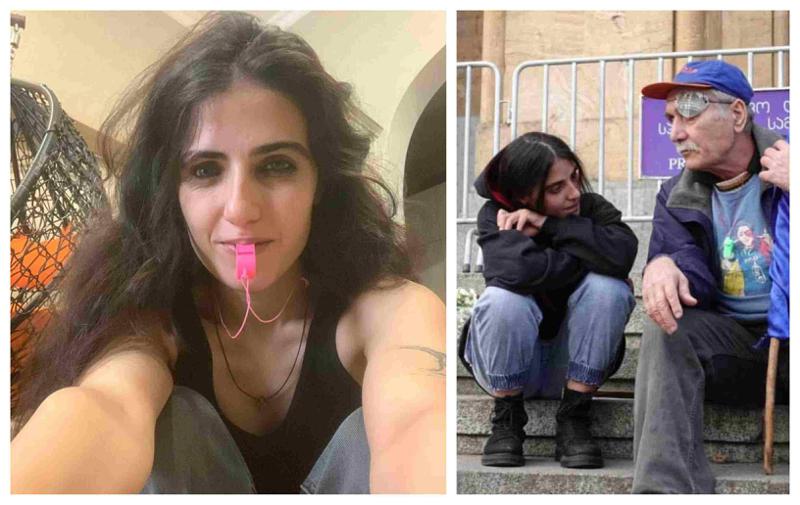 "მე, რომელმაც გახარიას მინისტრობის დროს თვალი დავკარგე, ახლა აქციაზე მასთან ერთად მიწევს დგომა... რატომ არ შეუძლია რიგით მოქალაქეს პრინციპები დათმოს?!" - მაკო გომური