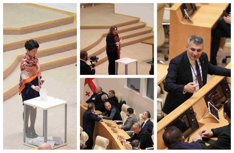 პარლამენტში პრეზიდენტის ასარჩევად კენჭისყრა დასრულდა - ვინ არ მისცა ხმა ყაველაშვილს და რა ხდებოდა ხდებოდა საკანონმდებლო ორგანოში