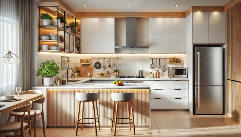 როგორ მოვაწყოთ საოცნებო სამზარეულო? - ხრიკები პრაქტიკული და თანამედროვე სამზარეულოს მისაღებად