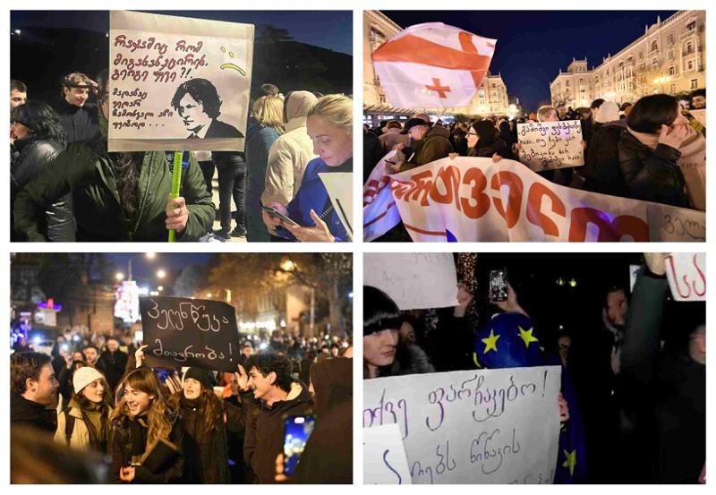 რაჭველების, იმერლების, მეგრელების და სვანების დიდი მარში თბილისში - ფოტოები სხვადასხვა ლოკაციიდან, სადაც აქცია-მსვლელობები იმართება