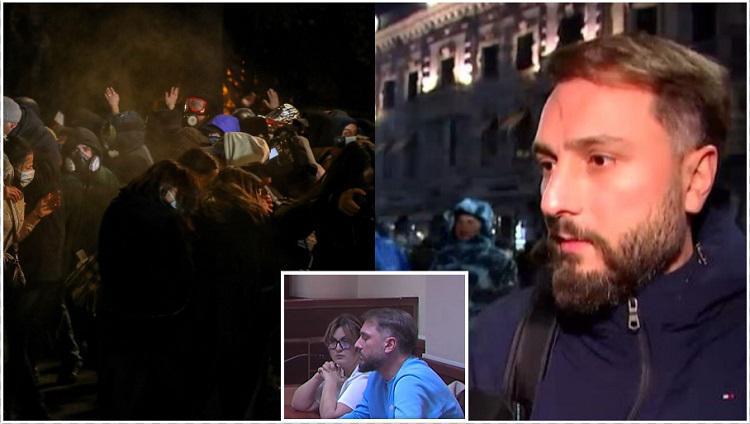 "პოლიციელს ვემუდარებოდი არ წაეყვანა გულწასული ადამიანი, რომელიც გზაში იკეცებოდა - ამ დროს უკნიდან მომხვდა რაღაც" - რა თქვა გიორგი ბახუტაშვილმა პროცესზე