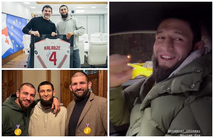 “საქართველოს გაუმარჯოს“ - ჩეჩენი მებრძოლი ხამზატ ჩიმაევი საქართველოშია: რა ფოტოებს და ვიდეოებს ავრცელებს UFC-ის ჩემპიონი