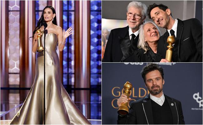 დემი მურის პირველი "ოქროს გლობუსი" და ედრიენ ბროუდის ამაღელვებელი გამოსვლა - ვინ გახდნენ "ოქროს გლობუსი 25" - ის გამარჯვებულები?