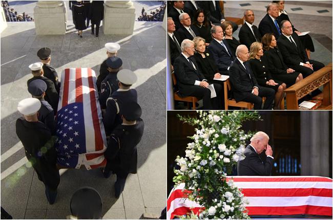 ვაშინგტონში, აშშ-ის 39-ე პრეზიდენტ ჯიმი კარტერს ემშვიდობებიან, დაკრძალვას ქვეყნის ყველა ცოცხალი პრეზიდენტი ესწრება - ფოტოები ცერემონიიდან