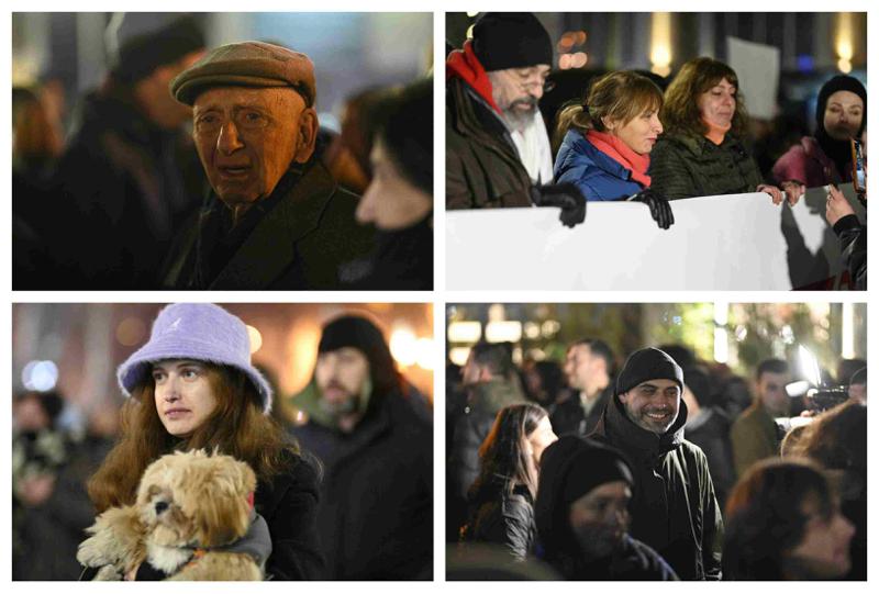 ჩცდ-ს მარში: რა ხდება დედაქალაქის მთავარ გამზირზე - უწყვეტი პროტესტის 45-ე დღე (ფოტოები)
