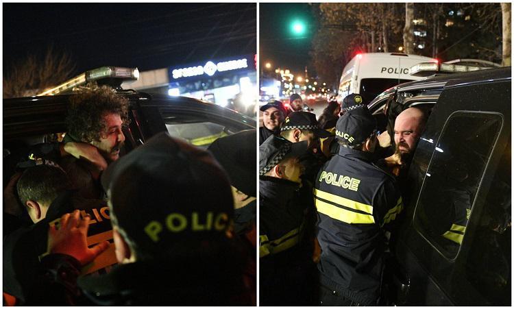 რესტორან “ბაბილოსთან“ პოლიციამ აქციის რამდენიმე მონაწილე დააკავა - შეკრებილებმა რამდენიმე მოსამართლეს კვერცხები ესროლეს: რა ვითარებაა ადგილზე (ფოტო/ვიდეო)