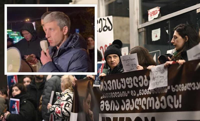 "მზია ამაღლობელის დაკავება უსამართლობაა...  საზოგადოებრივმა მაუწყებელმა მოაწყოს ფართო დისკუსია" - რა თქვა ვასილ ივანოვ-ჩიქოვანმა საზმაუსთან აქციაზე