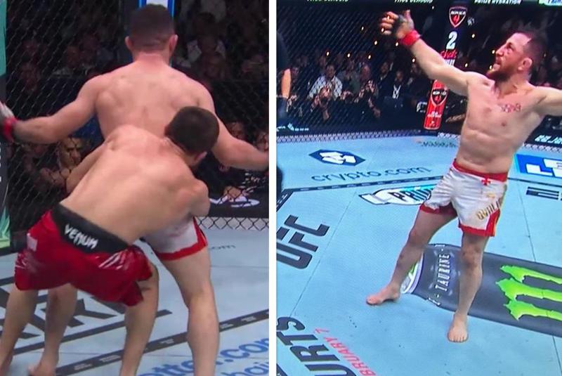 "წარმოიდგინეთ, ეს გაუკეთა მერაბმა უმარს, თან მეხუთე რაუნდში..." -  შოუს ელემენტები მერაბ დვალიშვილისგან: რა შეფასებები მოჰყვა დვალიშვილი-ნურმაგომედოვის ბრძოლას (ვიდეო)