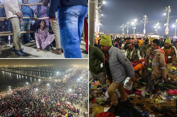 "მძინარე ადამიანებს გადაუარეს" - მასობრივი ჭყლეტა რელიგიურ ფესტივალზე, რომელსაც რამდენიმე მილიონი მომლოცველი ესწრებოდა: ფოტოები ინდოეთიდან