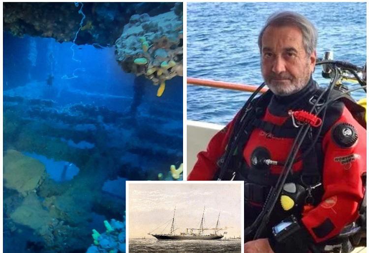 ტრაგედიიდან 150 წლის შემდეგ, იპოვეს ჩაძირული ბრიტანული გემი, რომელზეც 50 ადამიანი დაიღუპა - რა აღმოაჩინა მყვინთავმა?