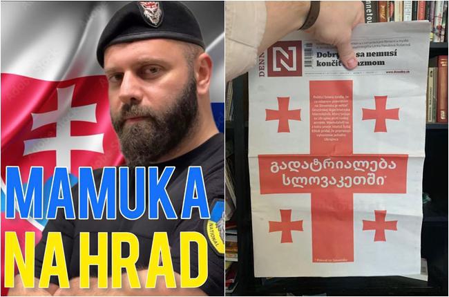 "ეს სარკაზმია. ასე უპასუხეს ფიცოს" - რას ამბობს მამულაშვილი სლოვაკეთში გამოჩენილ ბანერებზე წარწერით: "მამუკა პრეზიდენტად"