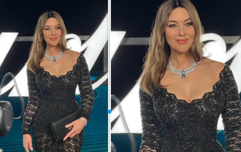"პლანეტის ყველაზე ლამაზი ქალი" - მონიკა ბელუჩი ქერა თმით და Balenciaga-ს კაბით: მსახიობი კამერების წინ განსხვავებული იმიჯით გამოჩნდა