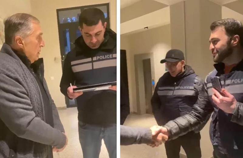 "პოლიციელს, რომელსაც ეს დავალება უნდა შეესრულებინა, ხელები უკანკალებდა" - პოლიციელებმა პაატა ბურჭულაძეს ჯერ დაბადების დღე მიულოცეს, შემდეგ კი დაჯარიმების შესახებ აცნობეს (ვიდეო)