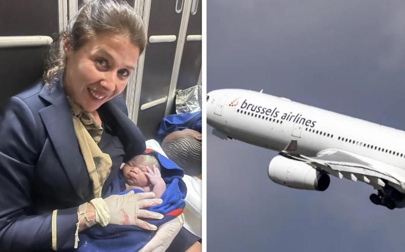 "ქალს მოულოდნელად მუცლის ძლიერი ტკივილი დაეწყო..." - Brussels Airlines-ის რეისზე, აფრენიდან 30 წუთში, ბავშვი დაიბადა