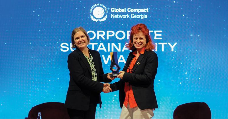 "თეგეტას" მულტიფუნქციურმა კომპლექსმა კორპორაციული მდგრადობის ჯილდო მიიღო